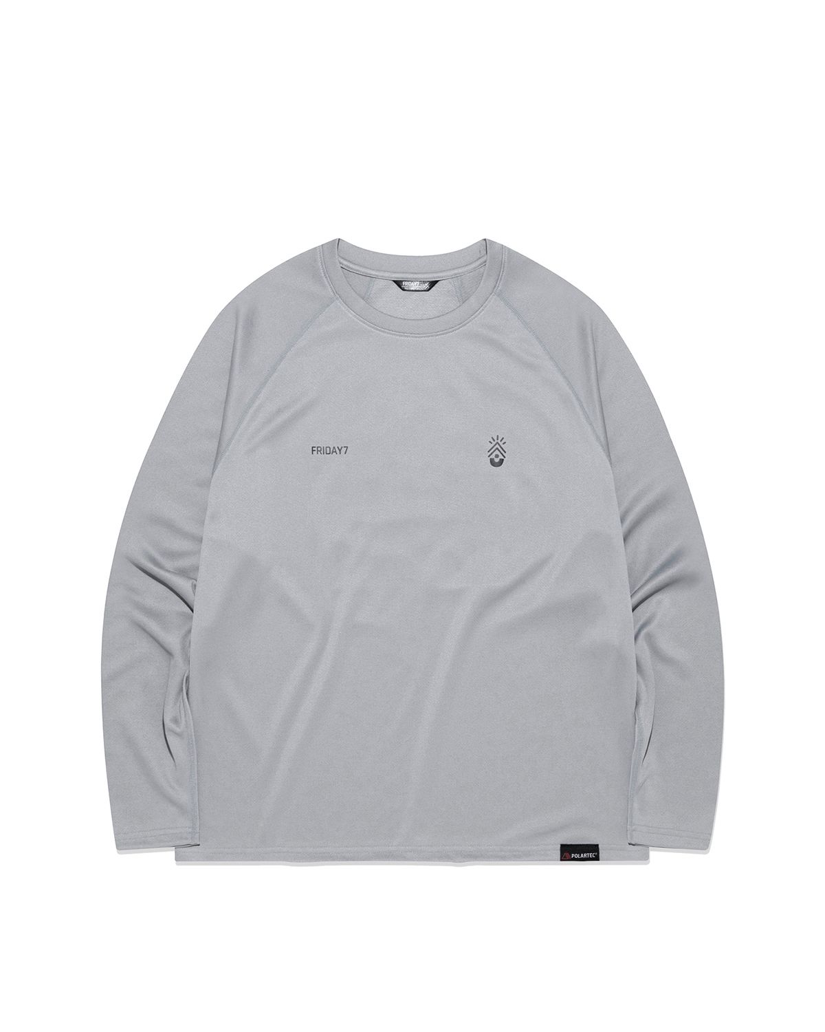 프라이데이세븐(FRIDAYSEVEN) 폴라텍 Polartec POWER DRY long sleeve - ASHGRAY