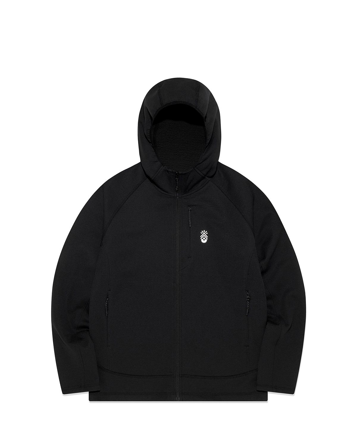 프라이데이세븐(FRIDAYSEVEN) 폴라텍 Polartec  POWER AIR zip hoody - BLACK
