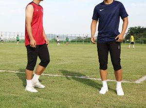 지쿠 축구 7부바지 기능성 트레이닝복 축구 7부팬츠