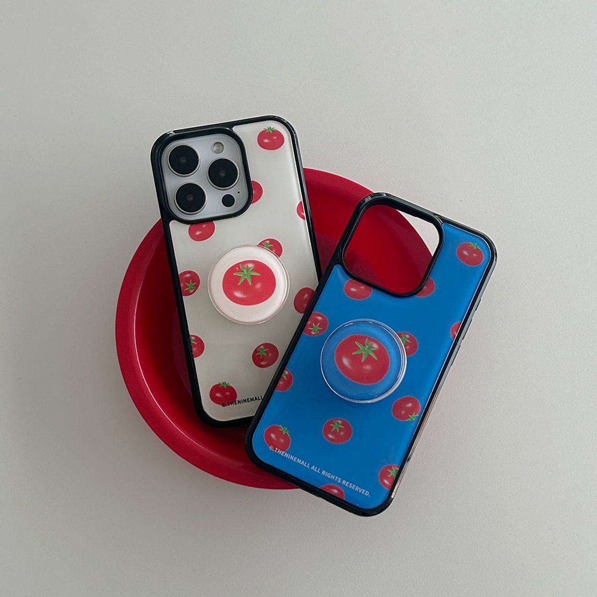 더나인몰(THE NINEMALL) mini tomato pattern [에폭시 범퍼케이스]