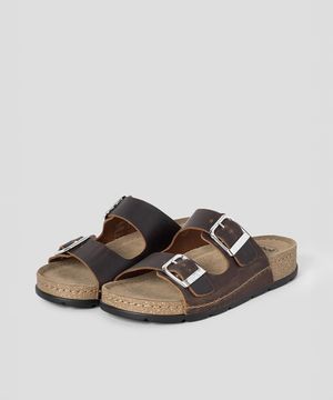 (WOMEN) 투스트랩 컴포트 샌들  브릭 (HH54K2F16C)