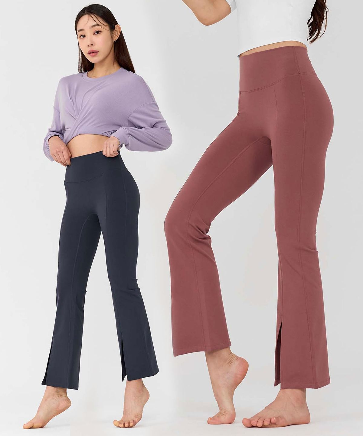 젝시믹스(XEXYMIX) [2PACK] 젤라 인텐션 기모 부츠컷 트임 팬츠 XP9219G