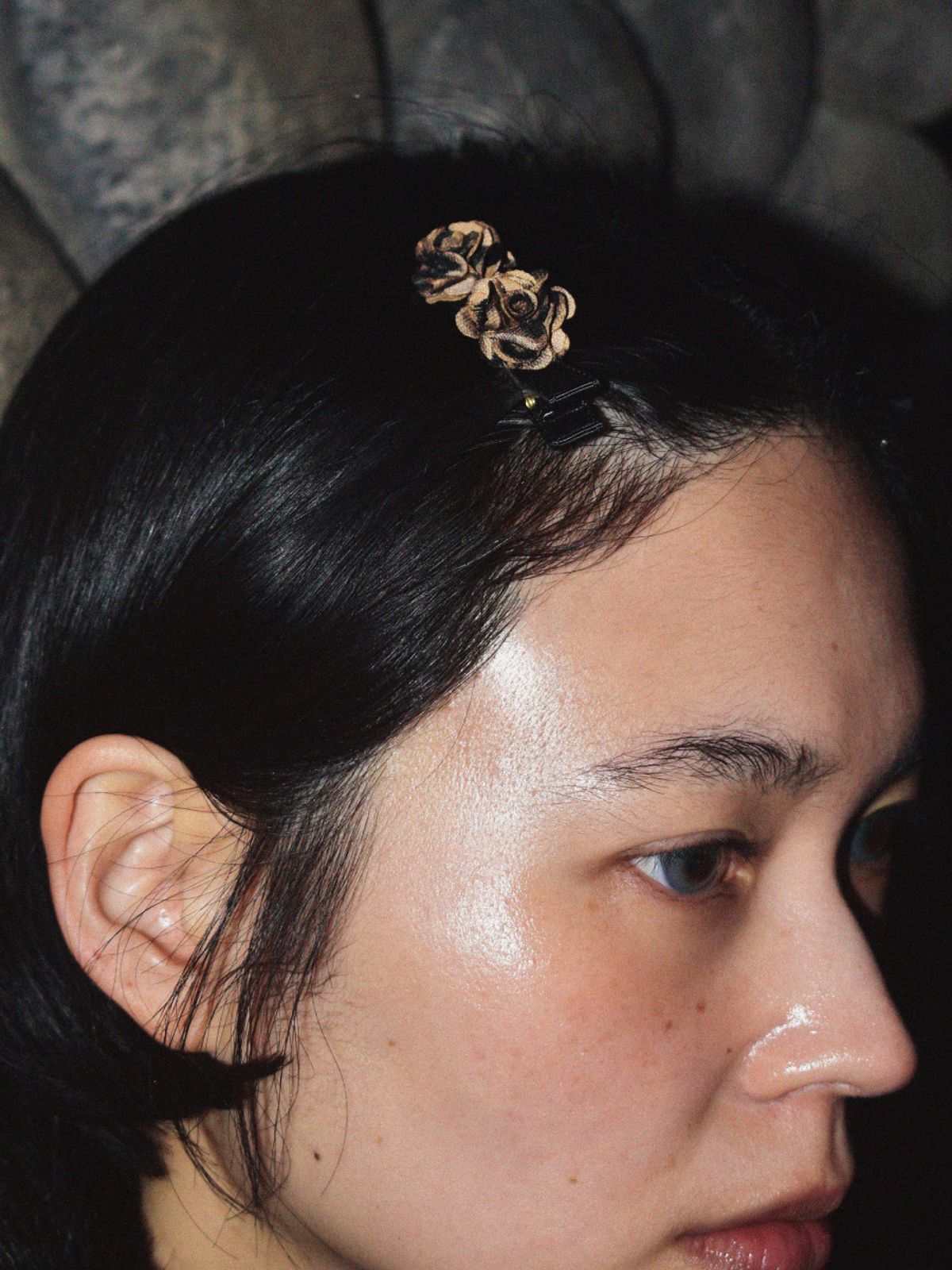 유지떼(USITE) LEOPARD BUD HAIR PIN