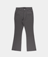 스냅 버튼 부츠컷 팬츠 차콜