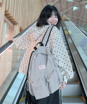 mini ver. Two pocket daily backpack_Gray