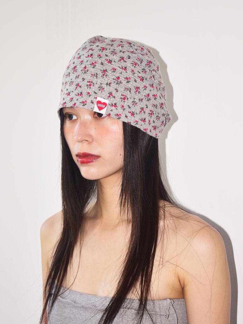BABY Floral SUMMER Hat (GREY)