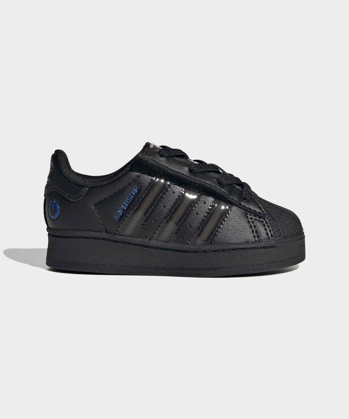 아디다스 키즈(ADIDAS KIDS) 슈퍼스타 LED 라이트 컴포트 클로저 EL 인펀트 - 블랙 / JS1295