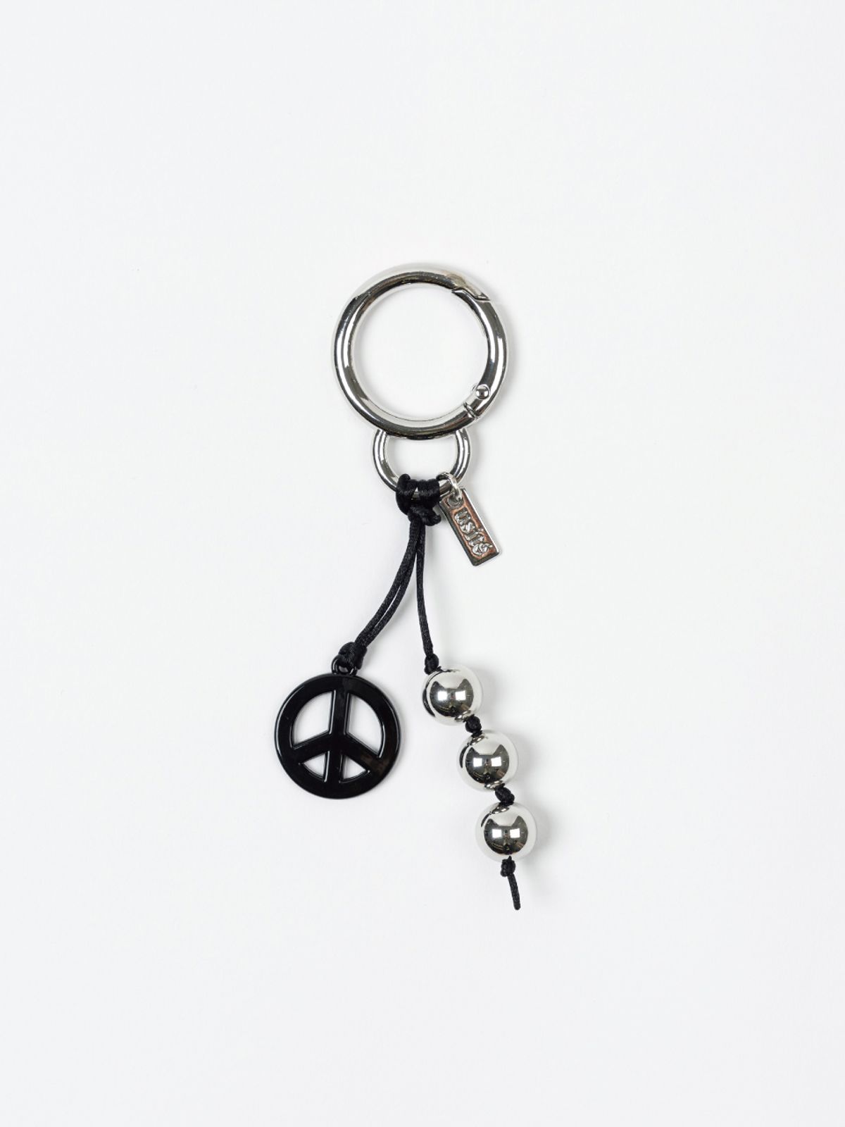 유지떼(USITE) MINI PEACE FREEDOM KEYRING (BLACK)