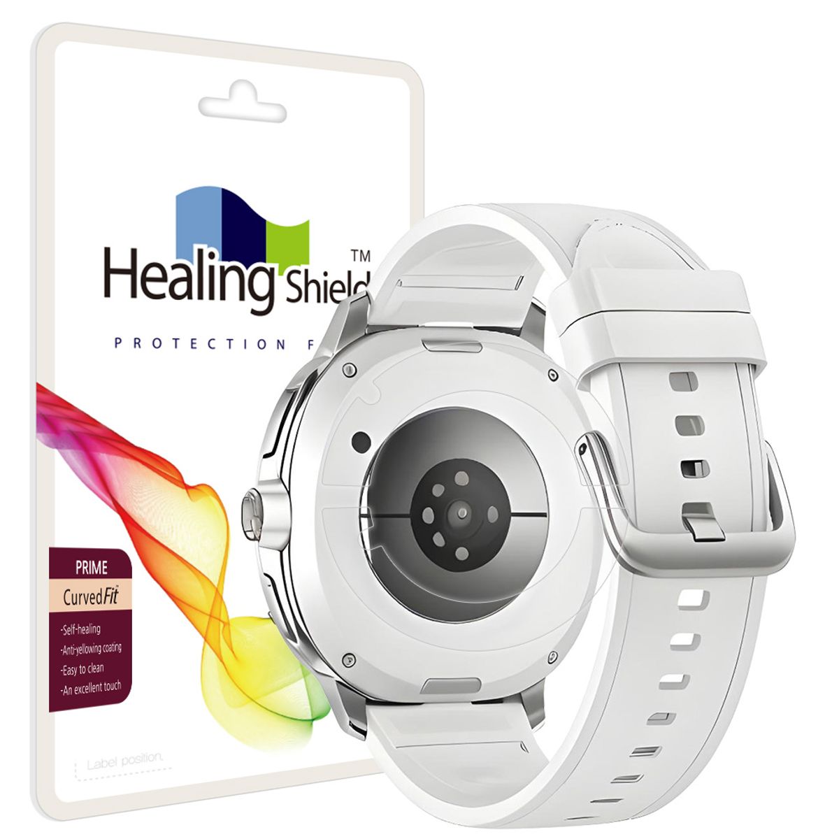 힐링쉴드(HEALINGSHIELD) 갤럭시워치8 클래식 46mm 프라임 고광택 후면보호필름 2매