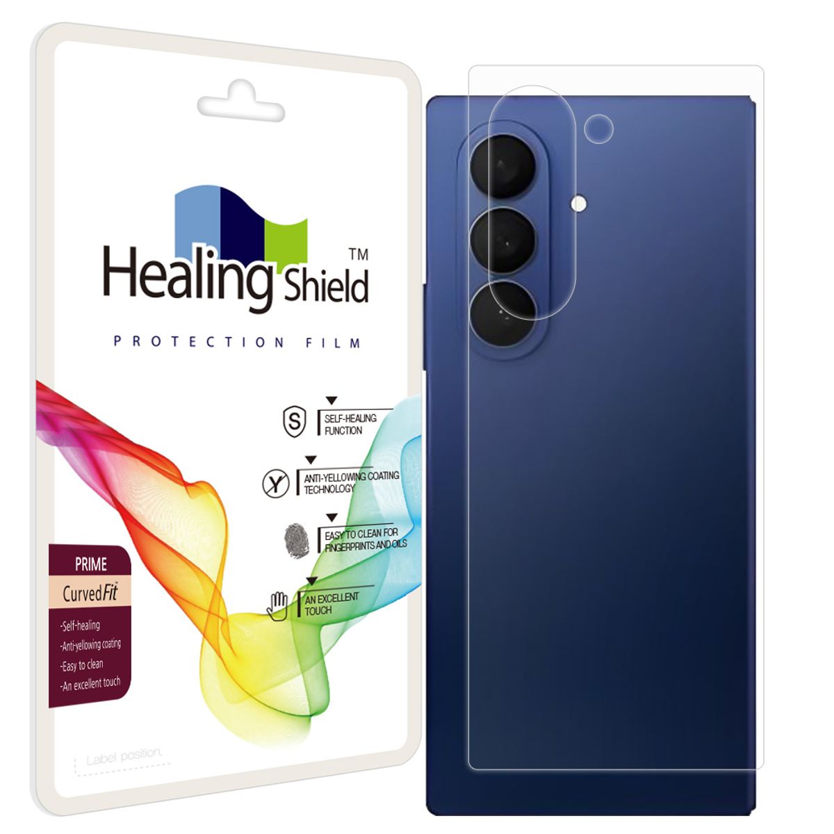 힐링쉴드(HEALINGSHIELD) 갤럭시 Z폴드7 프라임 고광택 후면보호필름 1매
