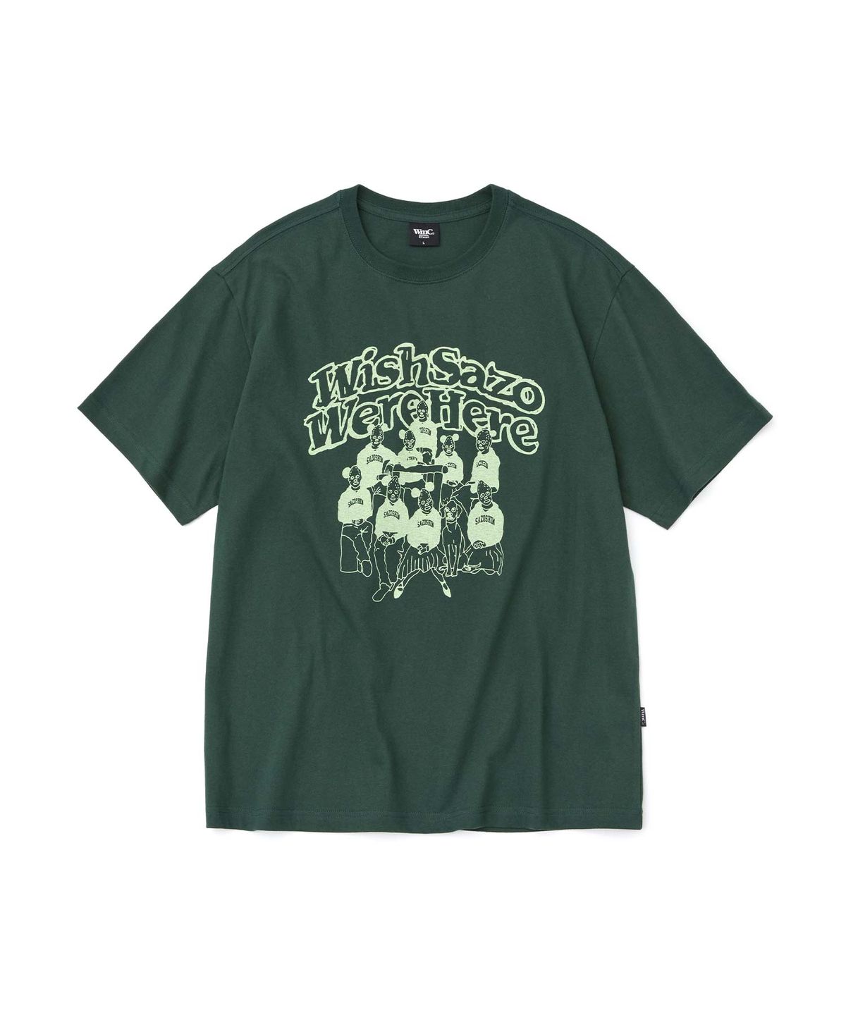 더블유엠씨(WMC) 패밀리 티셔츠_DARK GREEN