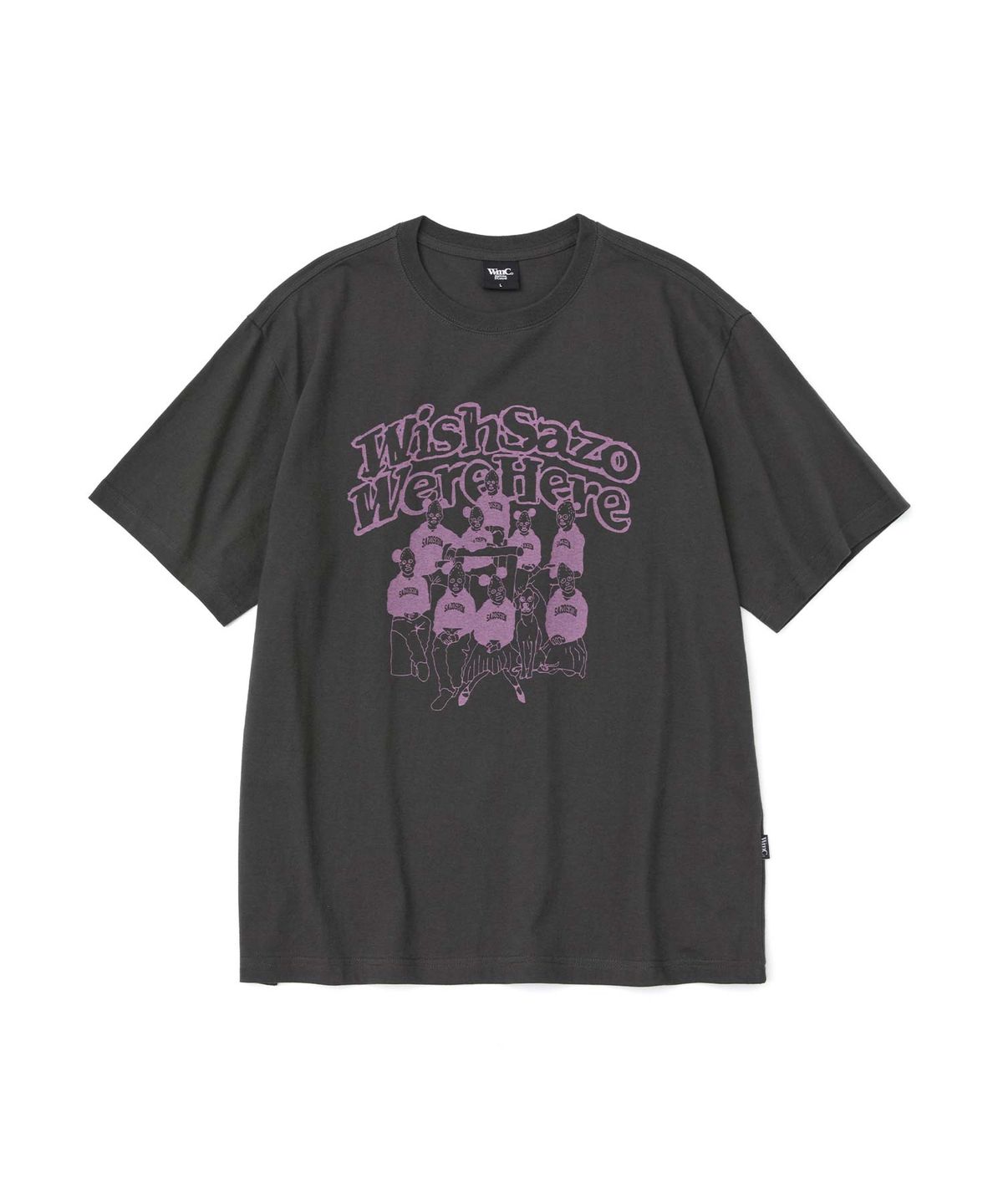 더블유엠씨(WMC) 패밀리 티셔츠_CHARCOAL GREY
