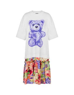 로즈앤피오니 테디베어 오버사이즈 코튼 드레스