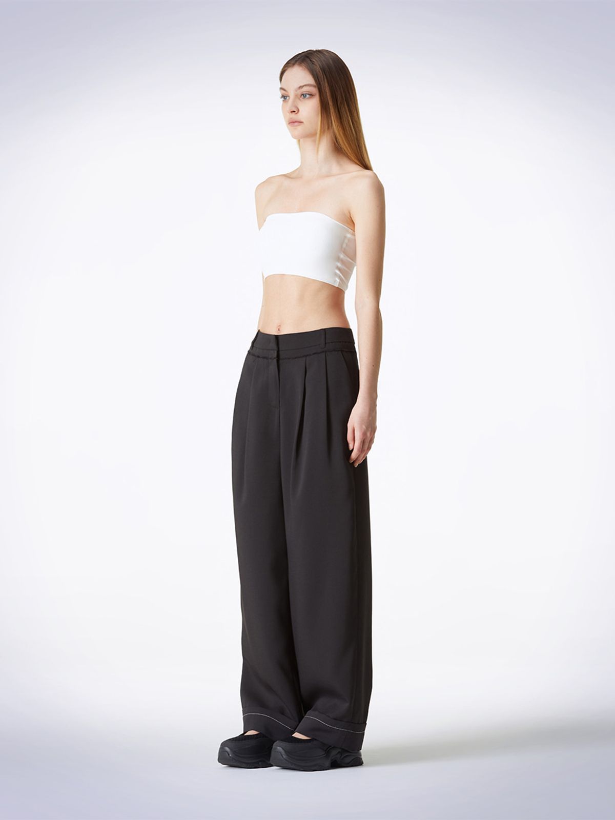 하우스공칠이씨(HAUS072C) RATTLER PANTS BLACK