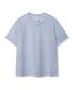 (우먼) 크롭 피그먼트 반소매 티셔츠_스카이블루
