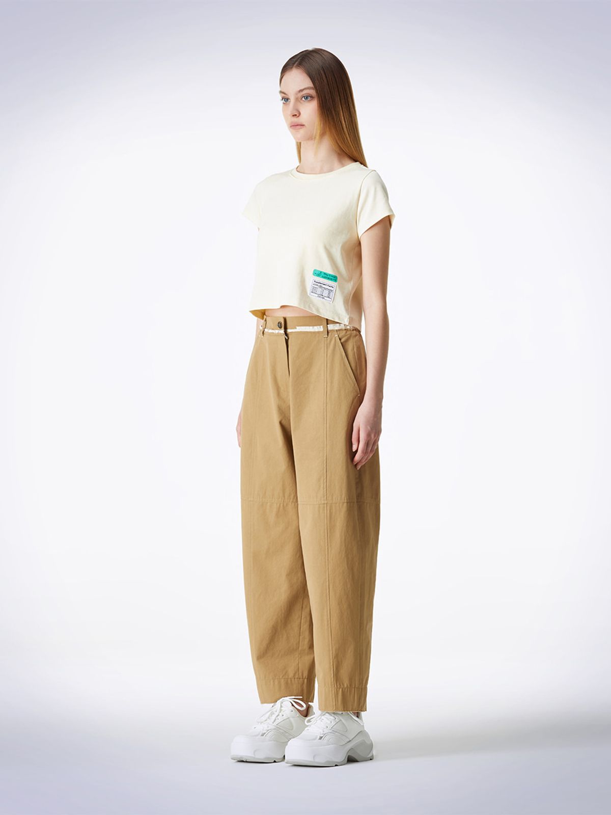 하우스공칠이씨(HAUS072C) SUGAR T-SHIRTS IVORY