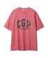 피그먼트 CGP 아치 로고 반소매 티셔츠_버건디