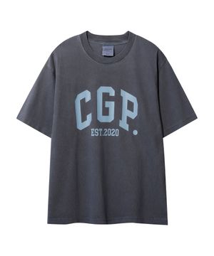 피그먼트 CGP 아치 로고 반소매 티셔츠_블루