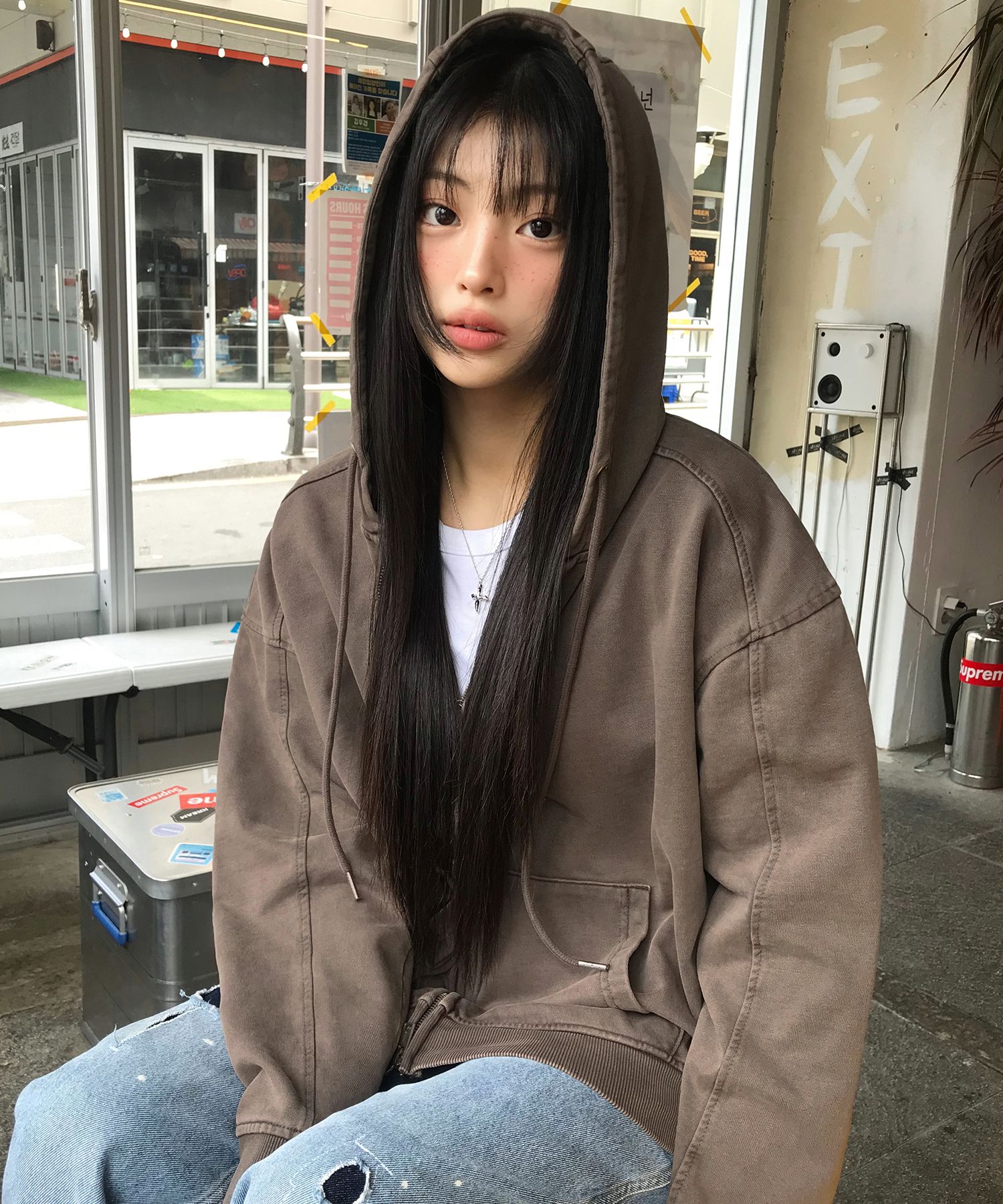 y2k hugyourskin DetachableRoundJacket