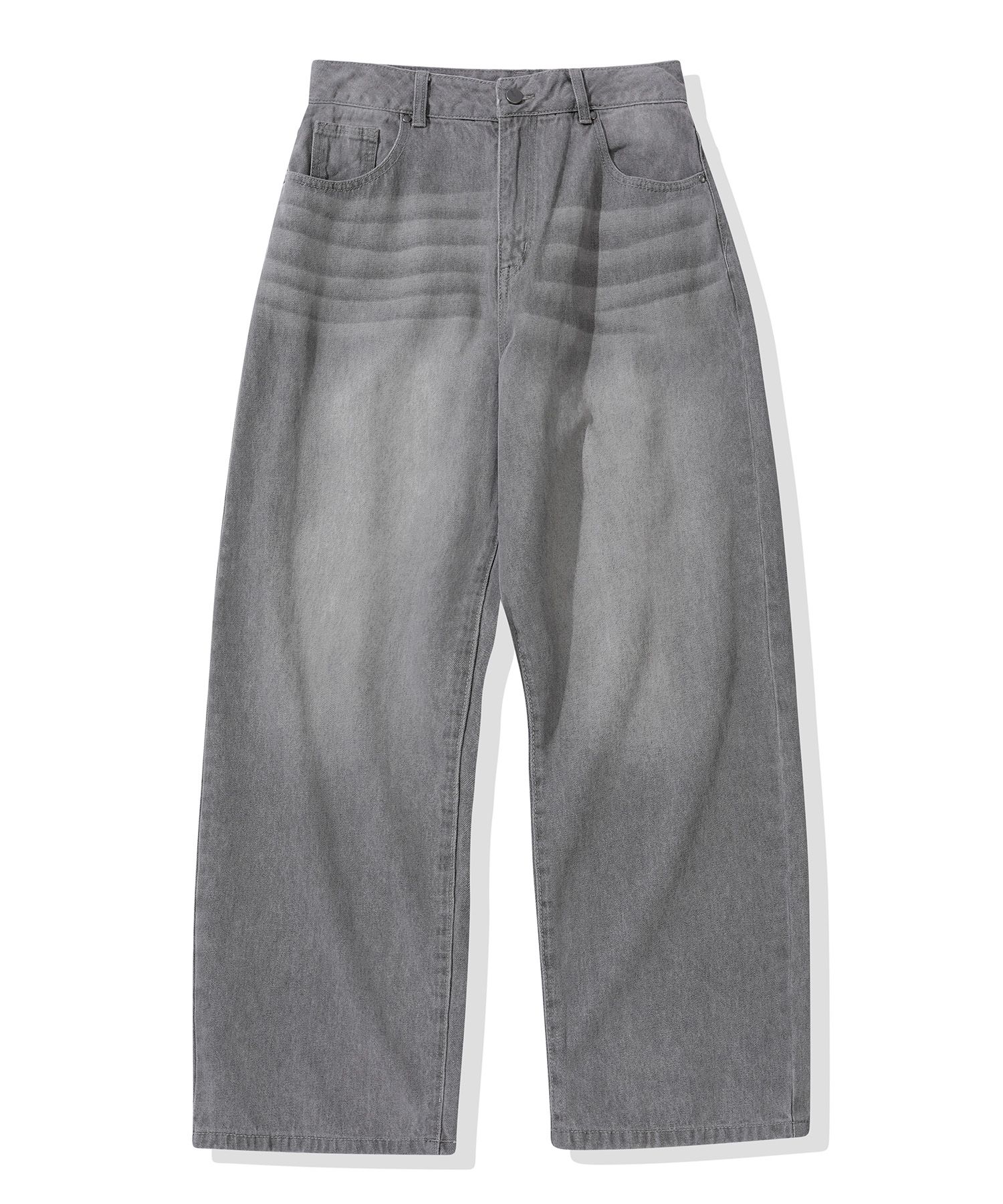 ★MUSINSA STANDARD★ Denim Fatigue Pants Gray MMDNP516-GR MUSINSA | MUSINSA STANDARD Denim Fatigue Pants [Row Black]
