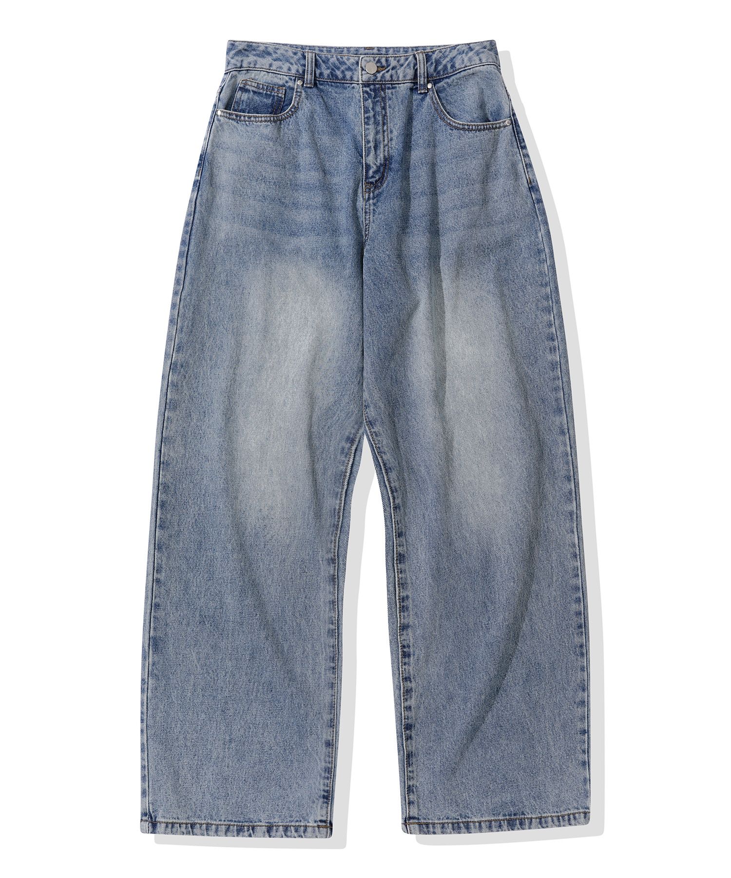 ★codegraphy★ Women's Semi-Wide Summer Denim Pants Washed B MUSINSA | Codegraphy (Women) Wide Denim Pants_Washed Blue