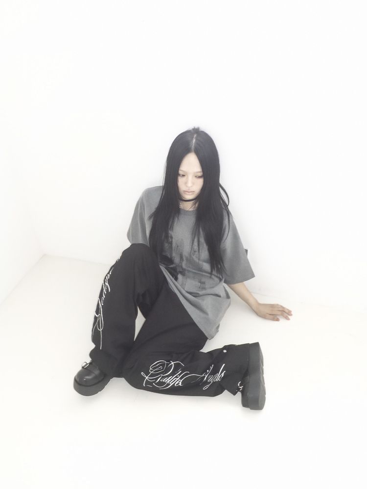 【dydoshop】25ss GODSPEED JEANS GODSPEED NEW YORK - Rockstar Flare Cargo Denim (Grey Wash)
