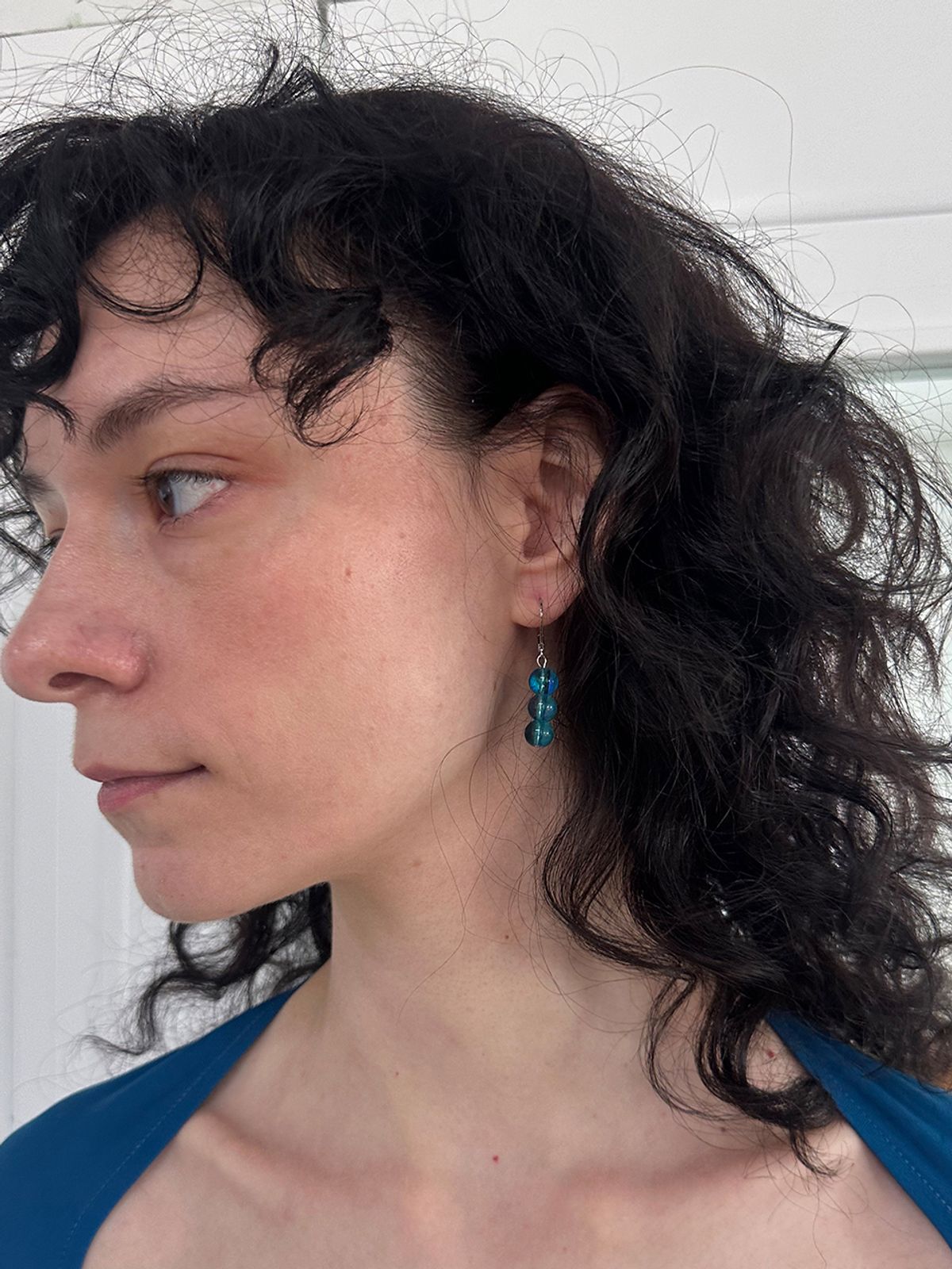 유지떼(USITE) SEA LIGHT EARRING, BLUE