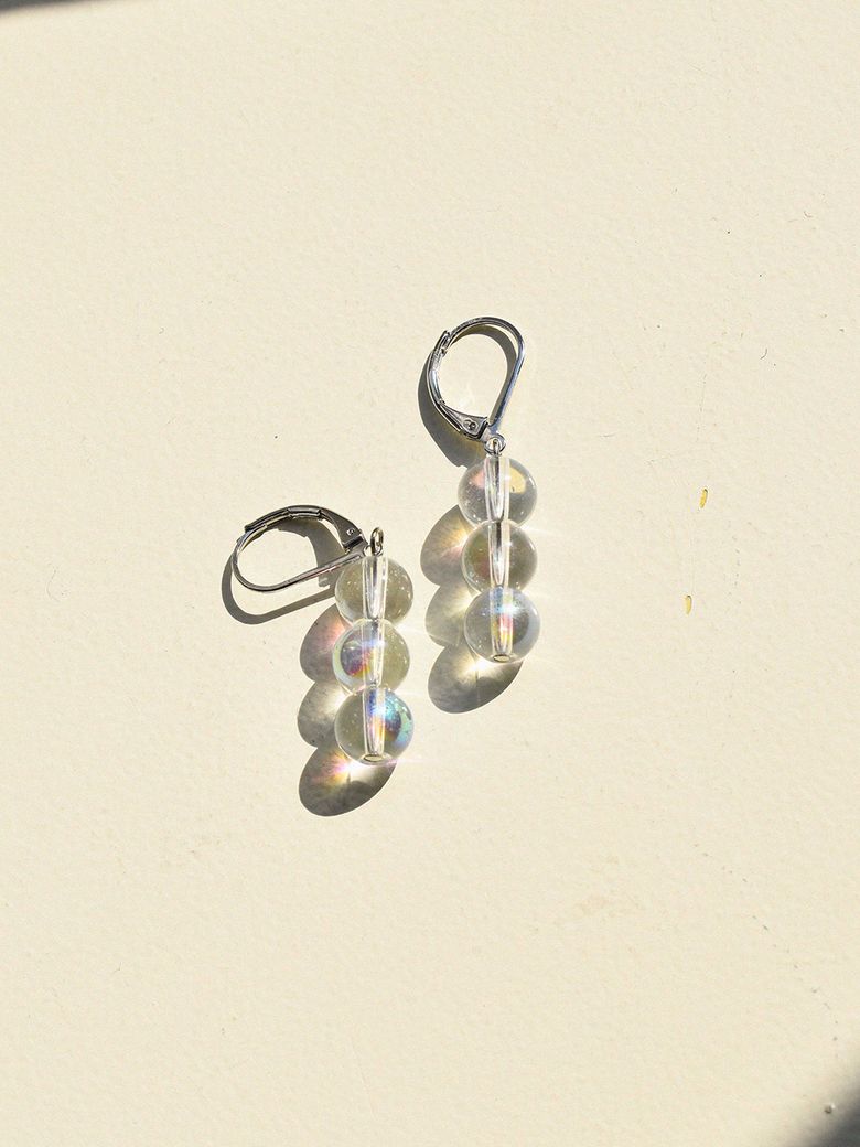 SEA LIGHT EARRING, WHITE