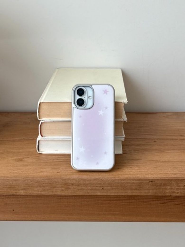 pink star epoxy case