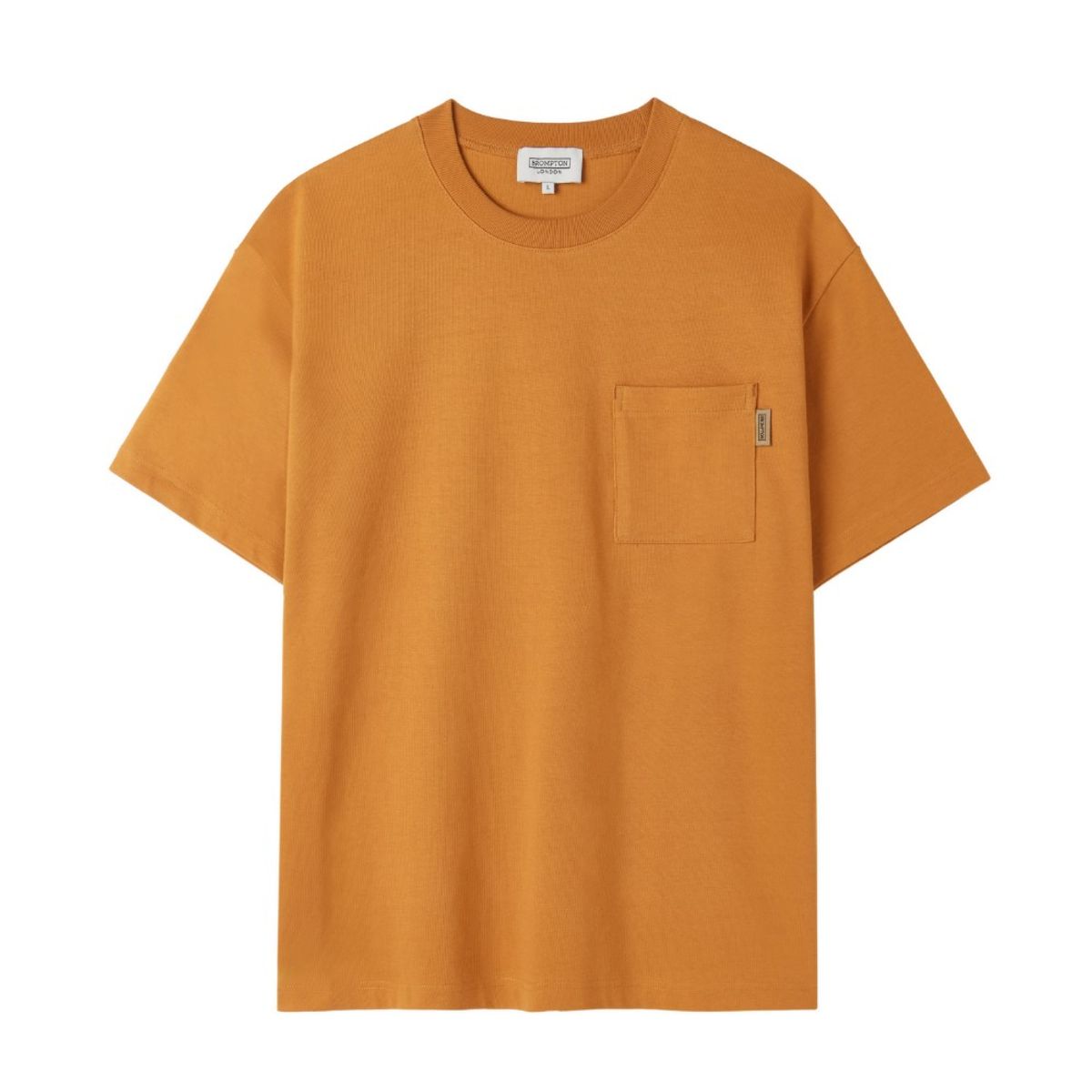 브롬톤 런던(BROMPTON LONDON) POCKET HALF SLEEVE T-SHIRT - ORANGE (P253UTS410)