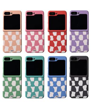 [8COLOR/플립 7 출시] 비정형 체커보드 디자인 하드케이스