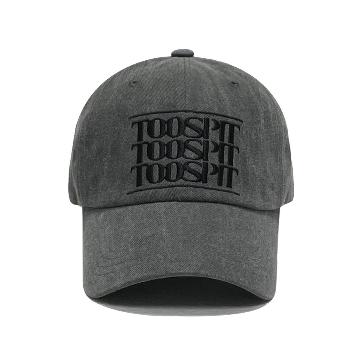 투에스핏(TOOSPIT) CLASSIC LOGO BALL CAP (GRAY)
