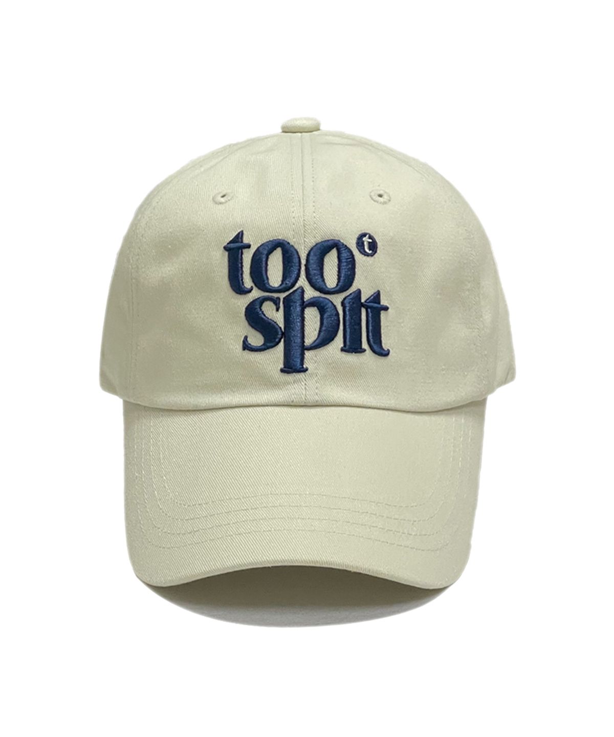 투에스핏(TOOSPIT) VOLUME LOGO BALL CAP (CREAM)