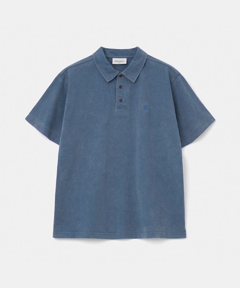 sulfa dyeing polo s/s t-shirt blue