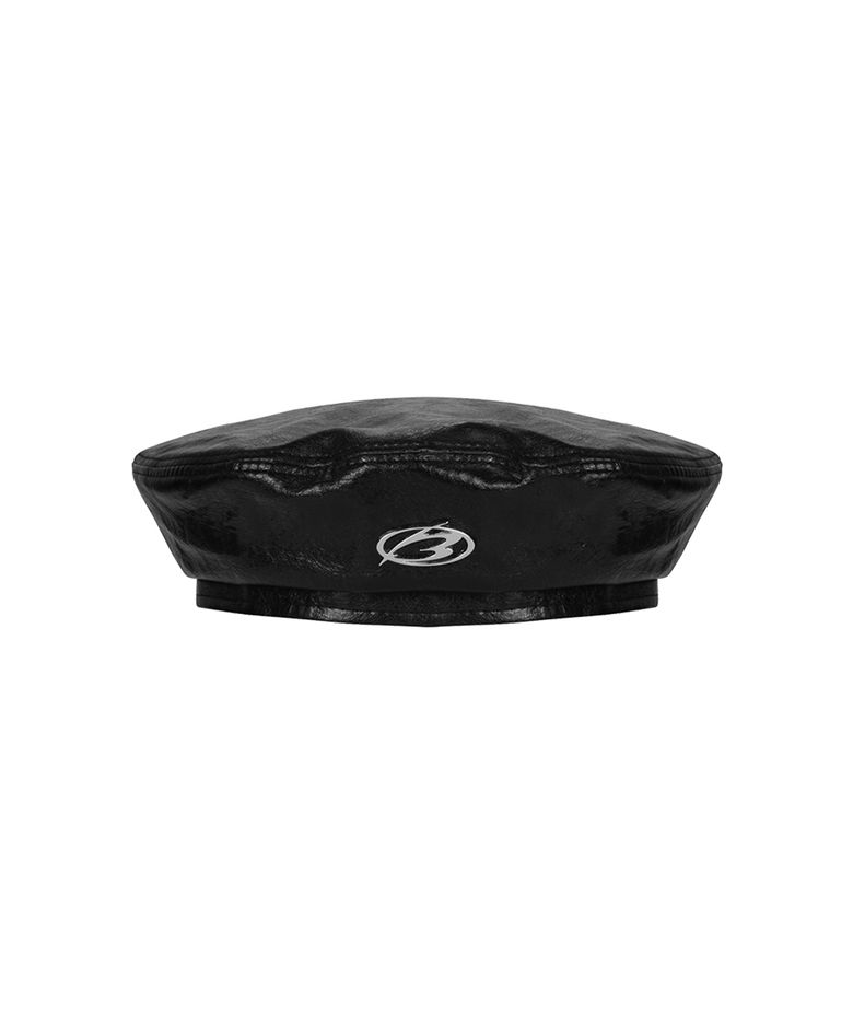 LEATHER BERET