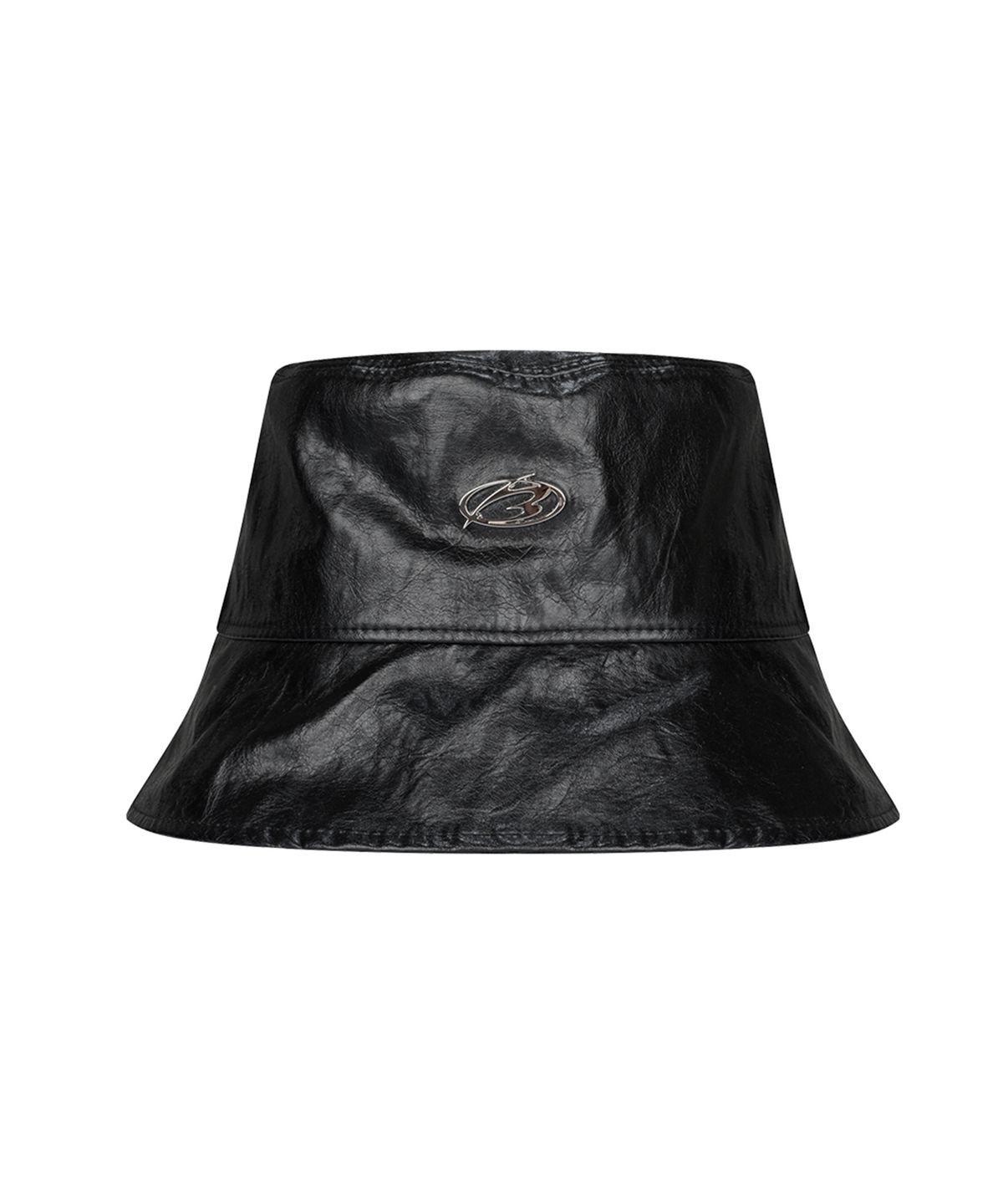 모어댄블랙(MORE THAN BLACK) LEATHER BUCKET HAT