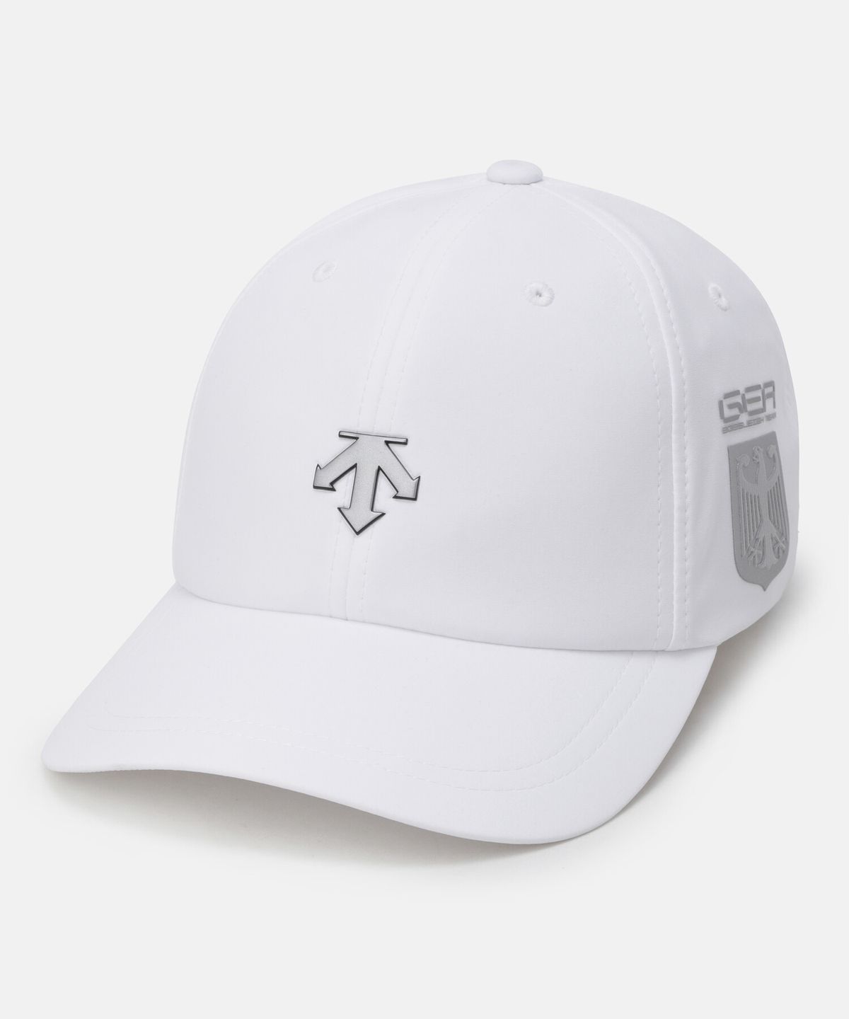 데상트(DESCENTE) 팀팩 우븐 볼캡 화이트(SQ323ICP73)