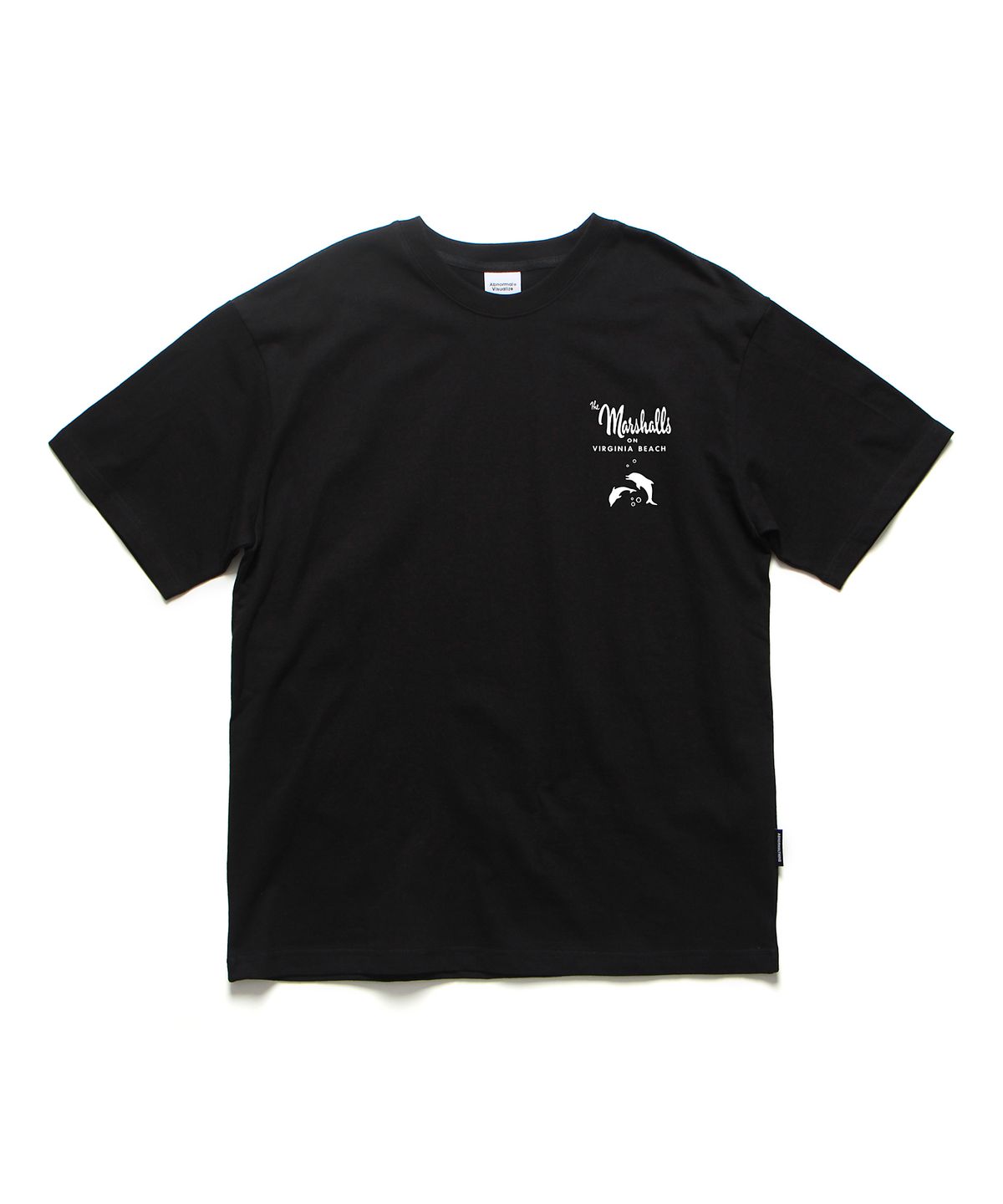 앱놀머씽(ABNORMALTHING) 비치 오버핏 티셔츠 블랙 (BEACH T-SHIRT BLACK)