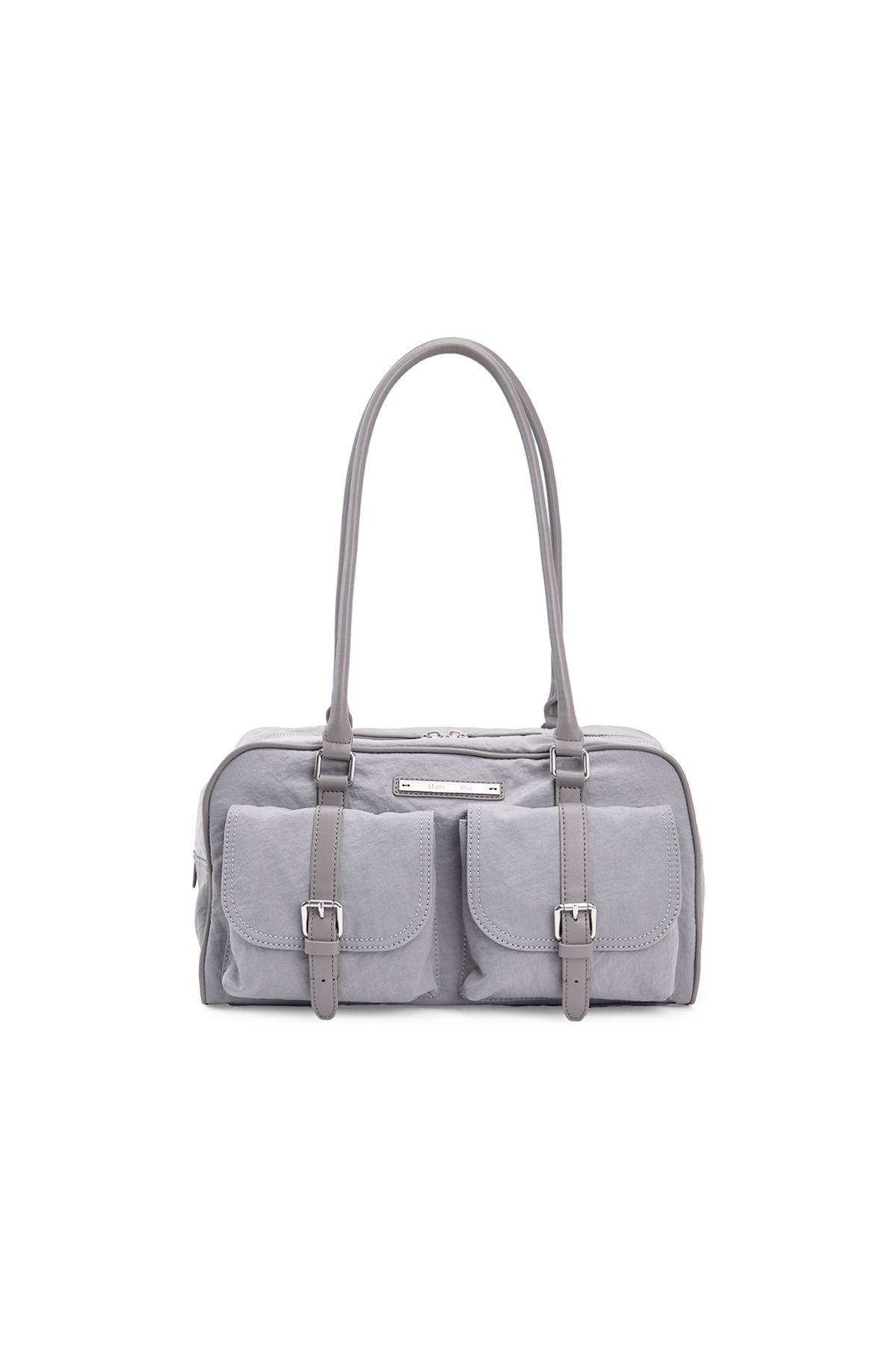 MUSINSA公式 | MATIN KIM DOUBLE POCKET SPORTY TOTE BAG IN GREY