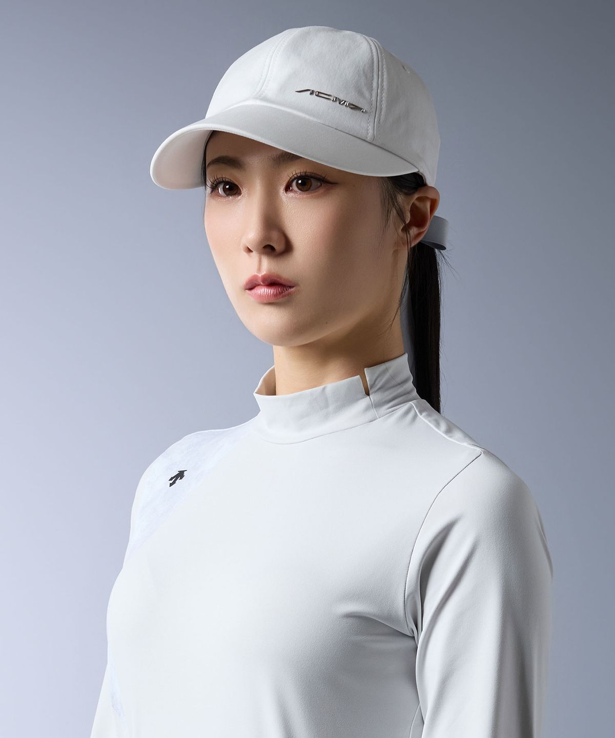 데상트 골프(DESCENTE GOLF) 아크먼트(ACMT) 여성 리본 탈부착 볼캡 (DQ32WFCP91)