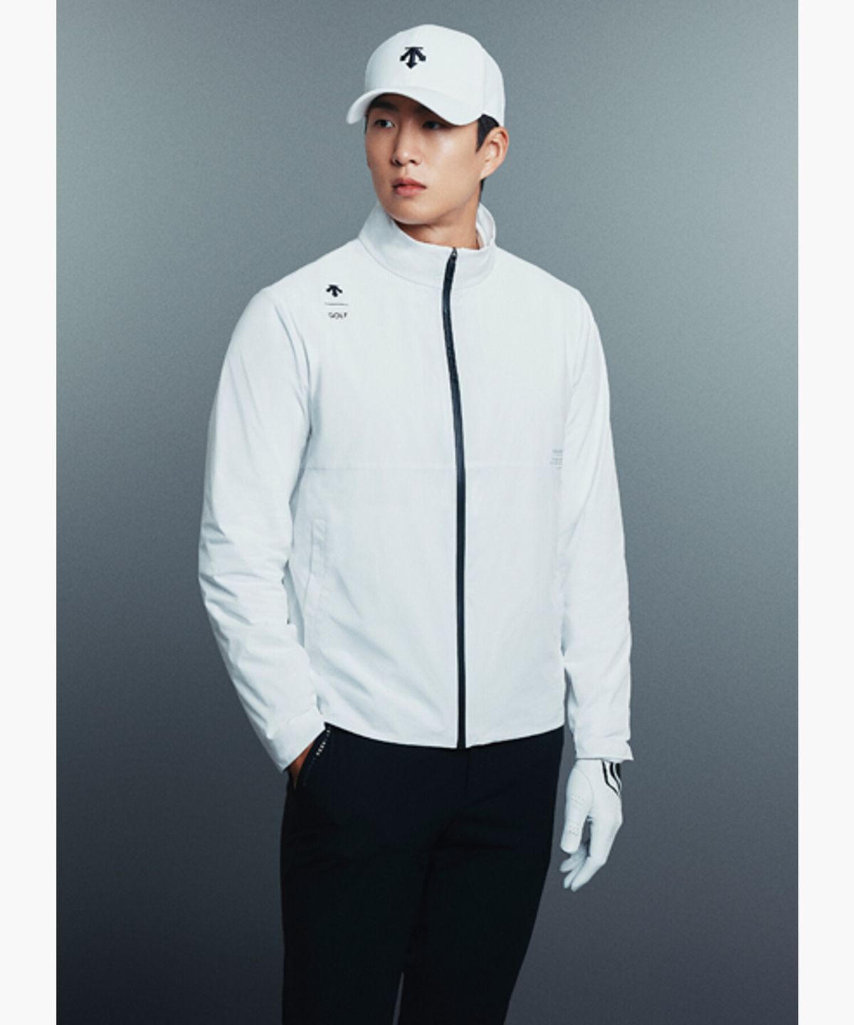 데상트 골프(DESCENTE GOLF) 남성 사일런스 블락 안감 점퍼 (DQ32MFBL98)