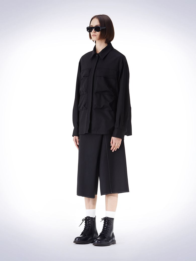 DOUBLE OUTPOCKES JACKET BLACK