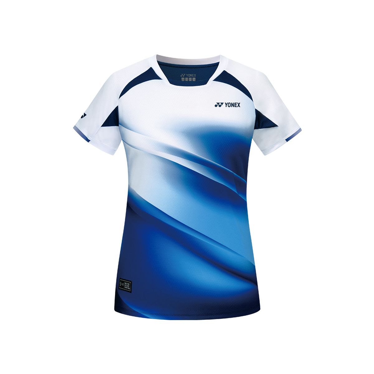 요넥스(YONEX) 253TS002F 블루 여성용 웨이브 그래픽 게임웨어