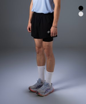 스포츠 레이싱 투인원 러닝 쇼츠 (2color)