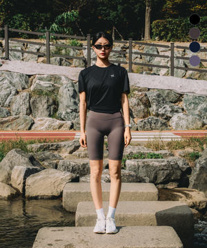 핸즈프리 러닝 스포츠 레깅스 4.5부 (4color)