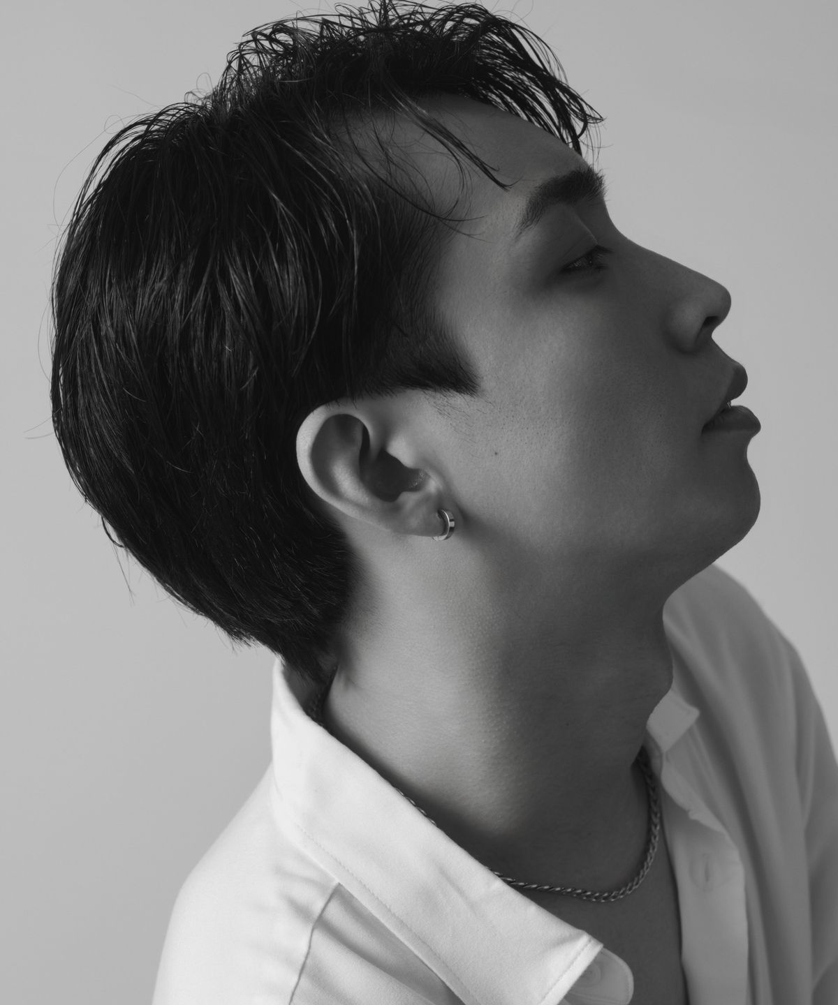 노비스도쿄(NOVICE TOKYO) 후프 이어링 [남녀공용] Hoop Earring［Stainless］ / Silver