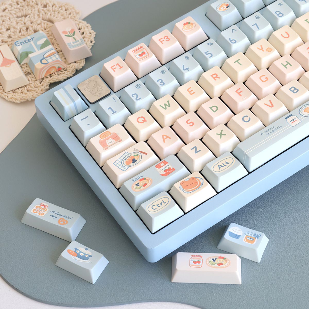 에스피엠(SPM) Soulcat 고함량 PBT 염료승화 영문 키캡 153키 (브런치)