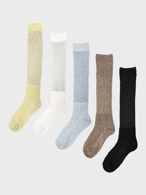 글리터 시스루 양말 5colors