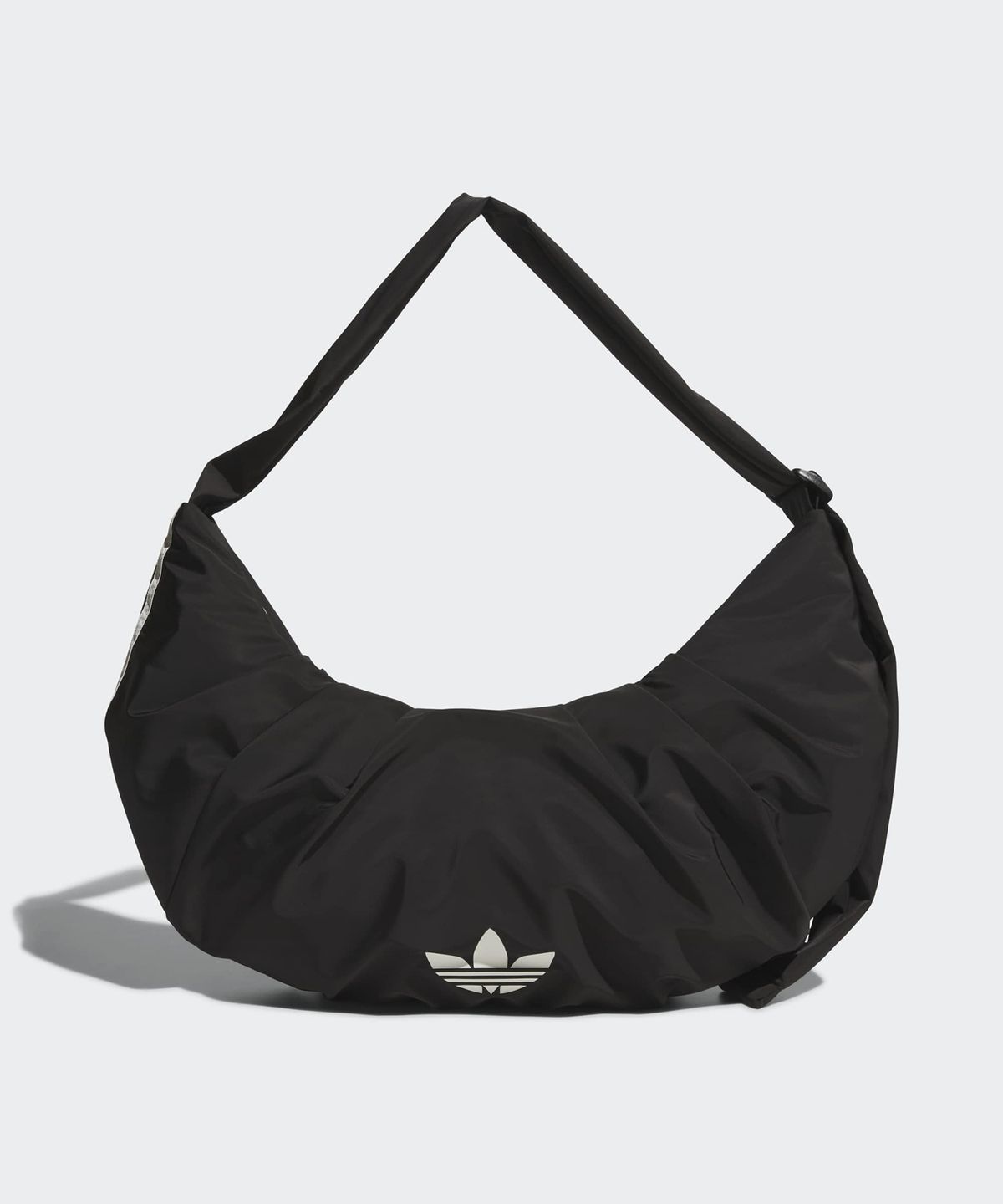 아디다스(ADIDAS) 크링클 버전 라지 사이즈 클라우드 숄더 백 - 블랙 / KA9271