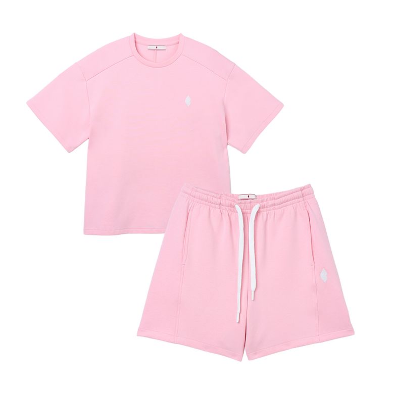 COMFORT LIP LOGO TEE & HALF PANTS SET